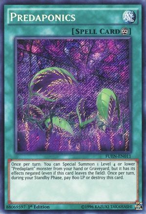 Predaponics (FUEN-EN011) - Fusion Enforcers 1st Edition - Premium Yugioh Single from Konami - Just $0.08! Shop now at Game Crave Tournament Store
