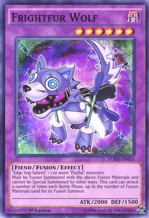 Frightfur Wolf (FUEN-EN021) - Fusion Enforcers Unlimited - Premium Yugioh Single from Konami - Just $0.27! Shop now at Game Crave Tournament Store