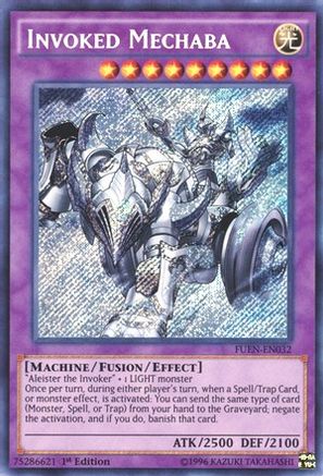 Invoked Mechaba (FUEN-EN032) - Fusion Enforcers 1st Edition - Premium Yugioh Single from Konami - Just $6.23! Shop now at Game Crave Tournament Store