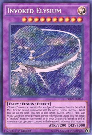 Invoked Elysium (FUEN-EN033) - Fusion Enforcers Unlimited - Premium Yugioh Single from Konami - Just $0.41! Shop now at Game Crave Tournament Store