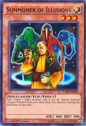 Summoner of Illusions (FUEN-EN038) - Fusion Enforcers 1st Edition - Premium Yugioh Single from Konami - Just $0.25! Shop now at Game Crave Tournament Store