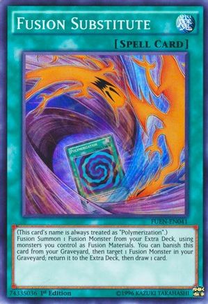 Fusion Substitute (FUEN-EN041) - Fusion Enforcers 1st Edition - Premium Yugioh Single from Konami - Just $0.34! Shop now at Game Crave Tournament Store