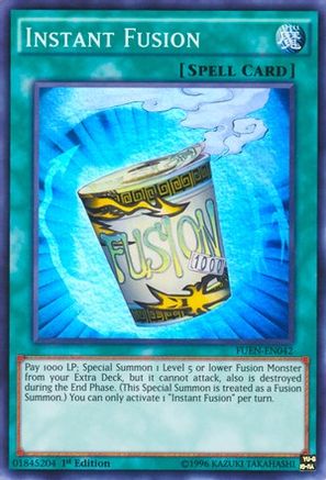 Instant Fusion (FUEN-EN042) - Fusion Enforcers Unlimited - Premium Yugioh Single from Konami - Just $0.67! Shop now at Game Crave Tournament Store