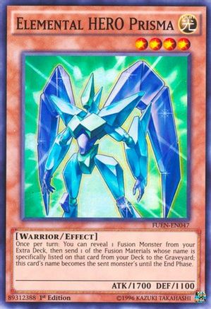 Elemental HERO Prisma (FUEN-EN047) - Fusion Enforcers Unlimited - Premium Yugioh Single from Konami - Just $0.88! Shop now at Game Crave Tournament Store