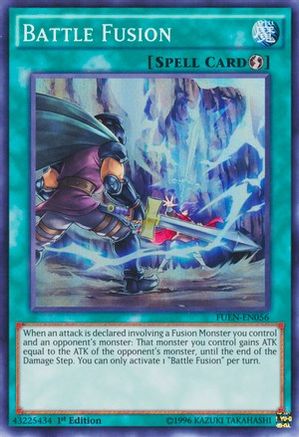 Battle Fusion (FUEN-EN056) - Fusion Enforcers Unlimited - Premium Yugioh Single from Konami - Just $0.26! Shop now at Game Crave Tournament Store