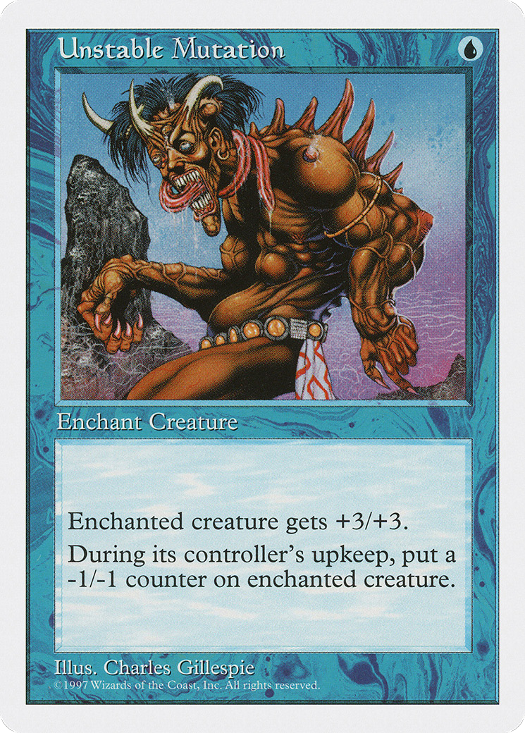 Unstable Mutation (5ED-131) - Fifth Edition - Premium MTG Single from Wizards of the Coast - Just $0.08! Shop now at Game Crave Tournament Store