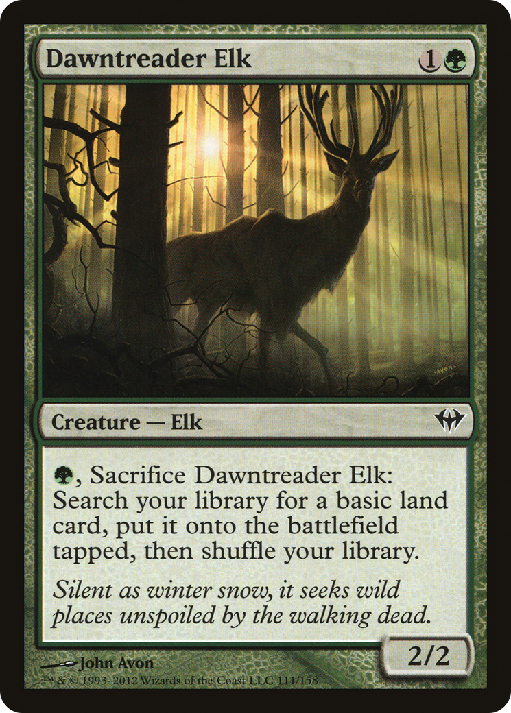 Dawntreader Elk (DKA-111) - Dark Ascension Foil - Premium MTG Single from Wizards of the Coast - Just $0.28! Shop now at Game Crave Tournament Store