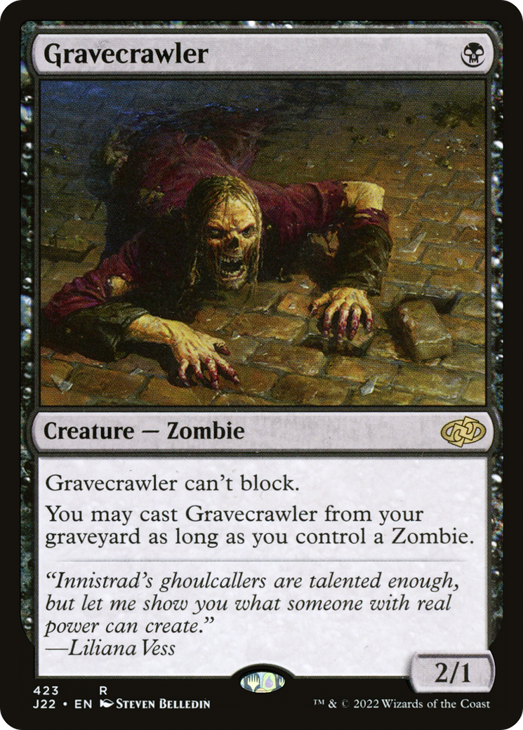 Gravecrawler (J22-423) - Jumpstart 2022 - Premium MTG Single from Wizards of the Coast - Just $0.49! Shop now at Game Crave Tournament Store