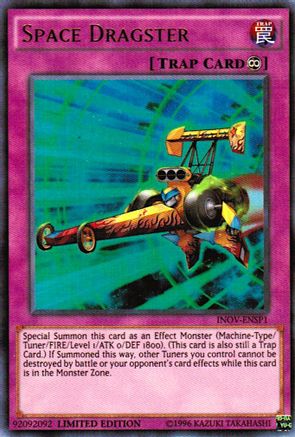 Space Dragster (INOV-ENSP1) (INOV-ENSP1) - Invasion: Vengeance 1st Edition - Premium Yugioh Single from Konami - Just $0.25! Shop now at Game Crave Tournament Store