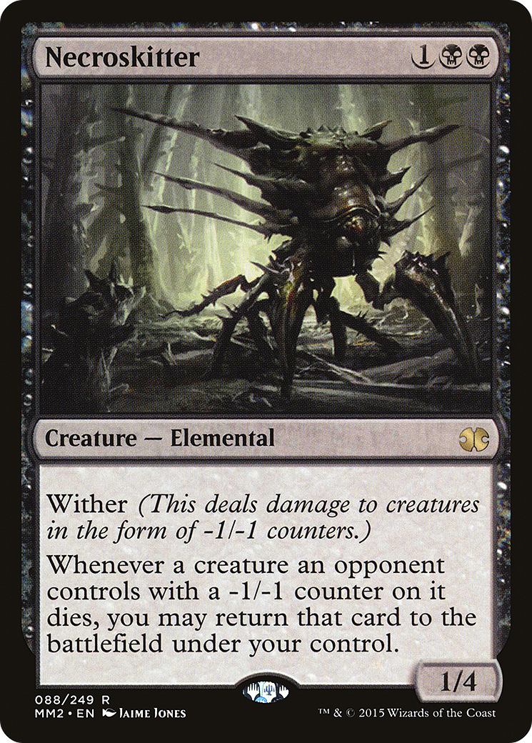 Necroskitter (MM2-088) - Modern Masters 2015 - Premium MTG Single from Wizards of the Coast - Just $4.03! Shop now at Game Crave Tournament Store