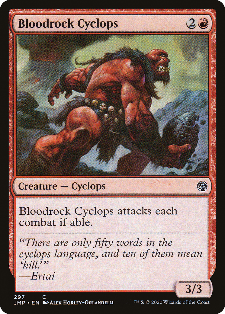 Bloodrock Cyclops (JMP-297) - Jumpstart - Premium MTG Single from Wizards of the Coast - Just $0.08! Shop now at Game Crave Tournament Store
