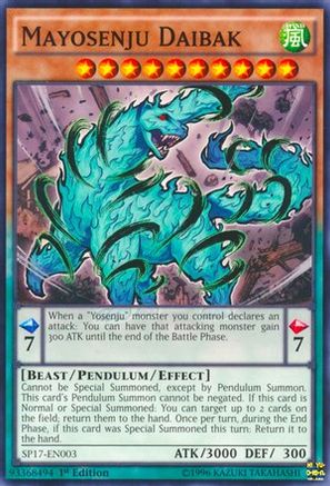 Mayosenju Daibak (Starfoil) (SP17-EN003) - Star Pack - Battle Royal 1st Edition - Premium Yugioh Single from Konami - Just $1.46! Shop now at Game Crave Tournament Store
