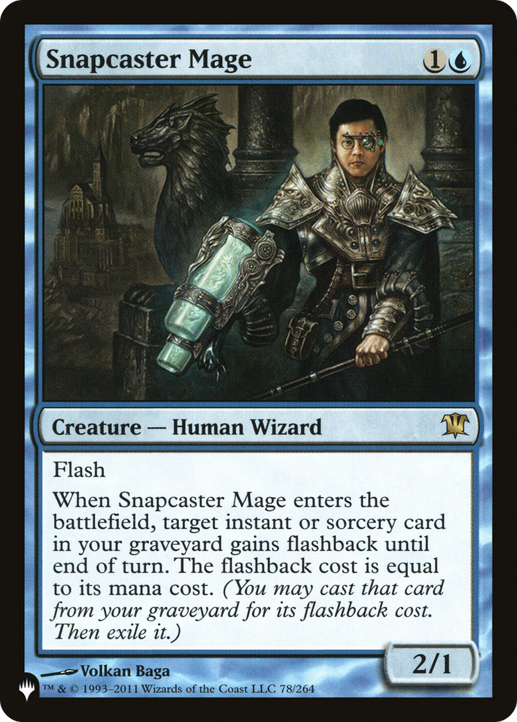 Snapcaster Mage (PLIST-519) - The List - Premium MTG Single from Wizards of the Coast - Just $3.75! Shop now at Game Crave Tournament Store