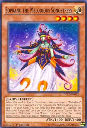 Soprano the Melodious Songstress (SP17-EN013) - Star Pack - Battle Royal 1st Edition - Premium Yugioh Single from Konami - Just $0.64! Shop now at Game Crave Tournament Store