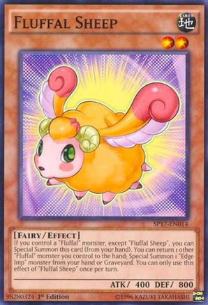 Fluffal Sheep (SP17-EN014) - Star Pack - Battle Royal 1st Edition - Premium Yugioh Single from Konami - Just $0.26! Shop now at Game Crave Tournament Store