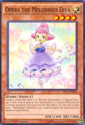 Opera the Melodious Diva (SP17-EN020) - Star Pack - Battle Royal 1st Edition - Premium Yugioh Single from Konami - Just $0.25! Shop now at Game Crave Tournament Store
