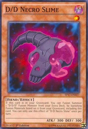 D/D Necro Slime (Starfoil) (SP17-EN027) - Star Pack - Battle Royal 1st Edition - Premium Yugioh Single from Konami - Just $0.37! Shop now at Game Crave Tournament Store