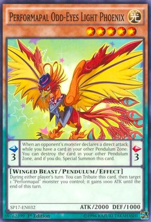 Performapal Odd-Eyes Light Phoenix (SP17-EN032) - Star Pack - Battle Royal 1st Edition - Premium Yugioh Single from Konami - Just $0.08! Shop now at Game Crave Tournament Store