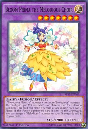 Bloom Prima the Melodious Choir (SP17-EN041) - Star Pack - Battle Royal 1st Edition - Premium Yugioh Single from Konami - Just $0.55! Shop now at Game Crave Tournament Store