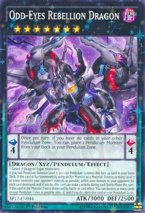 Odd-Eyes Rebellion Dragon (Starfoil) (SP17-EN044) - Star Pack - Battle Royal 1st Edition - Premium Yugioh Single from Konami - Just $0.14! Shop now at Game Crave Tournament Store