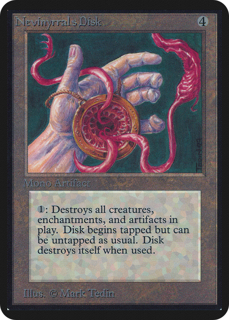 Nevinyrral's Disk (LEA-266) - Limited Edition Alpha - Premium MTG Single from Wizards of the Coast - Just $251.76! Shop now at Game Crave Tournament Store