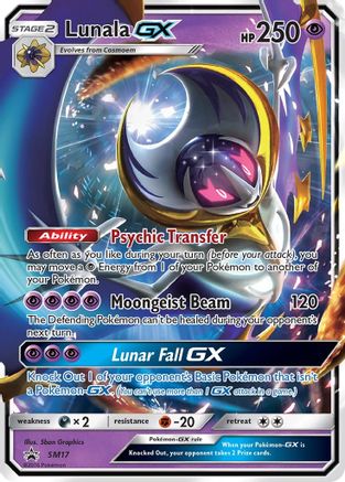 Lunala-GX SM17/248 - SM Black Star Promos Holofoil - Premium Pokemon Single from Nintendo - Just $1.24! Shop now at Game Crave Tournament Store