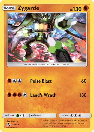 Zygarde SM15/248 - SM Black Star Promos Holofoil - Premium Pokemon Single from Nintendo - Just $0.50! Shop now at Game Crave Tournament Store