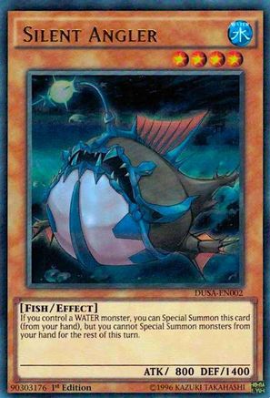 Silent Angler (DUSA-EN002) - Duelist Saga 1st Edition - Premium Yugioh Single from Konami - Just $0.54! Shop now at Game Crave Tournament Store