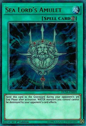 Sea Lord's Amulet (DUSA-EN009) - Duelist Saga 1st Edition - Premium Yugioh Single from Konami - Just $0.09! Shop now at Game Crave Tournament Store