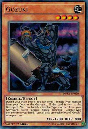 Gozuki (DUSA-EN020) - Duelist Saga 1st Edition - Premium Yugioh Single from Konami - Just $3.10! Shop now at Game Crave Tournament Store