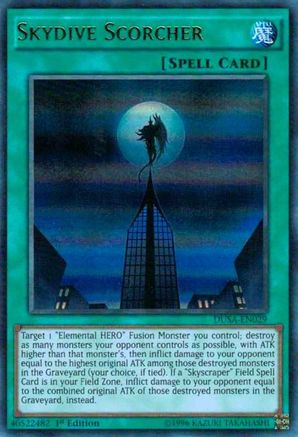 Skydive Scorcher (DUSA-EN029) - Duelist Saga 1st Edition - Premium Yugioh Single from Konami - Just $0.34! Shop now at Game Crave Tournament Store