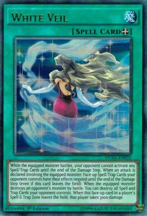 White Veil (DUSA-EN032) - Duelist Saga 1st Edition - Premium Yugioh Single from Konami - Just $0.41! Shop now at Game Crave Tournament Store
