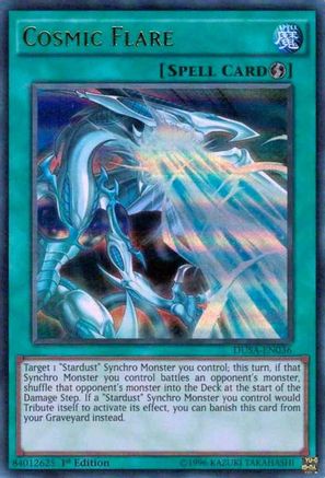 Cosmic Flare (DUSA-EN036) - Duelist Saga 1st Edition - Premium Yugioh Single from Konami - Just $0.08! Shop now at Game Crave Tournament Store