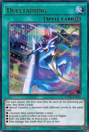 Dueltaining (DUSA-EN042) - Duelist Saga 1st Edition - Premium Yugioh Single from Konami - Just $0.25! Shop now at Game Crave Tournament Store