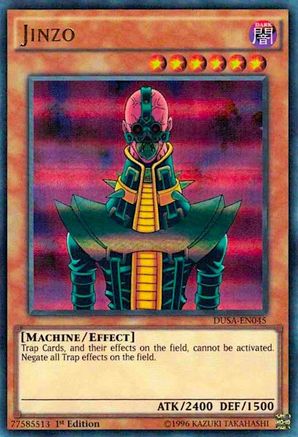 Jinzo (DUSA-EN045) - Duelist Saga 1st Edition - Premium Yugioh Single from Konami - Just $2.52! Shop now at Game Crave Tournament Store