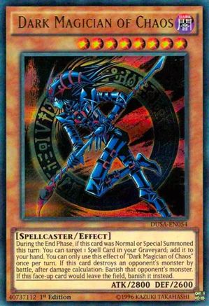 Dark Magician of Chaos (DUSA-EN054) - Duelist Saga 1st Edition - Premium Yugioh Single from Konami - Just $3.03! Shop now at Game Crave Tournament Store