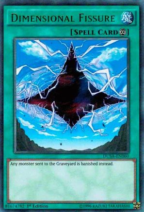Dimensional Fissure (DUSA-EN060) - Duelist Saga 1st Edition - Premium Yugioh Single from Konami - Just $0.90! Shop now at Game Crave Tournament Store