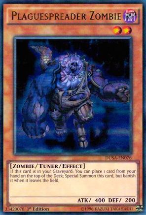 Plaguespreader Zombie (DUSA-EN076) - Duelist Saga 1st Edition - Premium Yugioh Single from Konami - Just $2.26! Shop now at Game Crave Tournament Store