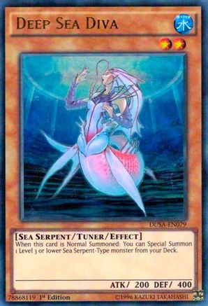 Deep Sea Diva (DUSA-EN079) - Duelist Saga 1st Edition - Premium Yugioh Single from Konami - Just $0.42! Shop now at Game Crave Tournament Store