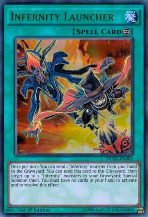 Infernity Launcher (DUSA-EN082) - Duelist Saga 1st Edition - Premium Yugioh Single from Konami - Just $2.40! Shop now at Game Crave Tournament Store