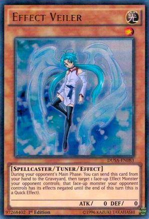 Effect Veiler (DUSA-EN083) - Duelist Saga 1st Edition - Premium Yugioh Single from Konami - Just $3.08! Shop now at Game Crave Tournament Store