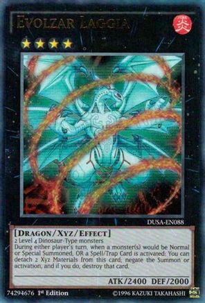 Evolzar Laggia (DUSA-EN088) - Duelist Saga 1st Edition - Premium Yugioh Single from Konami - Just $1.42! Shop now at Game Crave Tournament Store