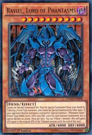 Raviel, Lord of Phantasms (DUSA-EN098) - Duelist Saga 1st Edition - Premium Yugioh Single from Konami - Just $0.31! Shop now at Game Crave Tournament Store