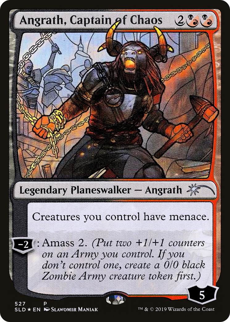 Angrath, Captain of Chaos (SLD-527) - Secret Lair Drop Foil - Premium MTG Single from Wizards of the Coast - Just $0.15! Shop now at Game Crave Tournament Store