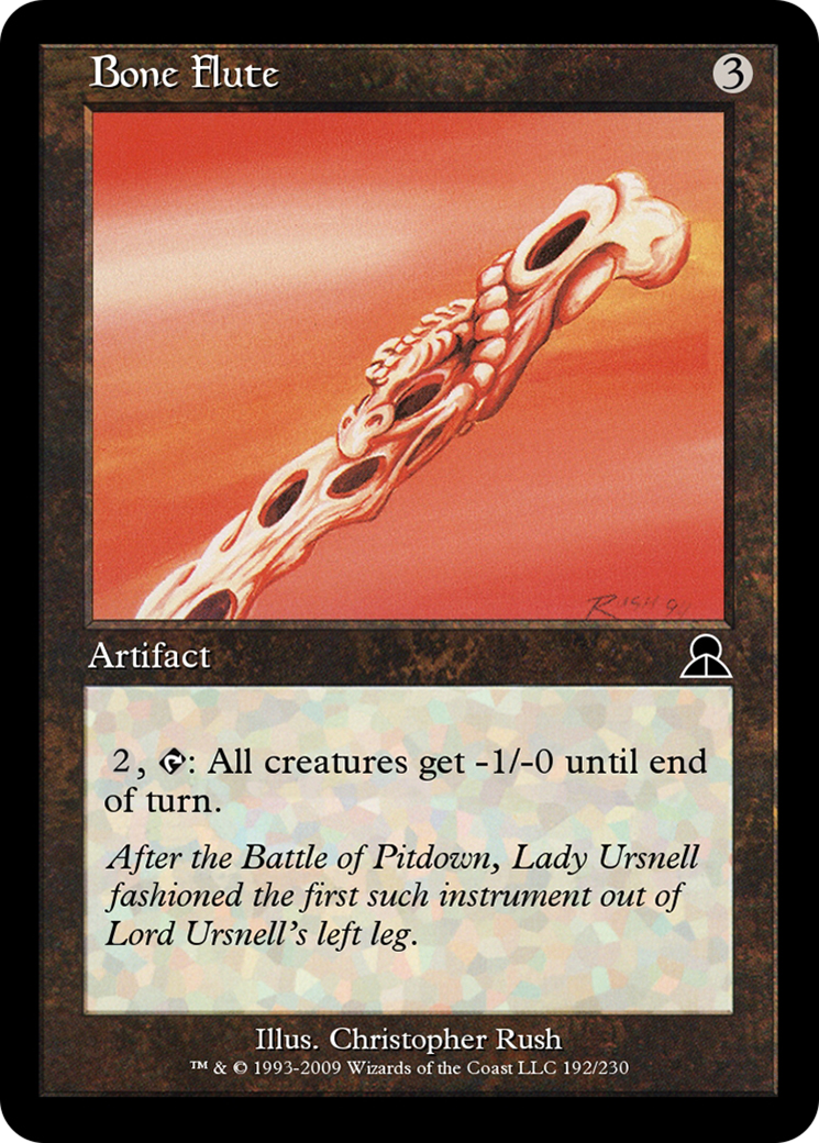 Bone Flute (ME3-192) - Masters Edition III - Premium MTG Single from Wizards of the Coast - Just $0! Shop now at Game Crave Tournament Store