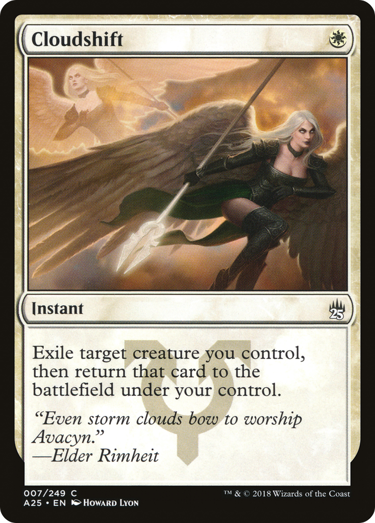Cloudshift (A25-007) - Masters 25 Foil - Premium MTG Single from Wizards of the Coast - Just $1.12! Shop now at Game Crave Tournament Store