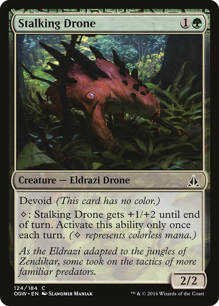 Stalking Drone (OGW-124) - Oath of the Gatewatch: (devoid) - Premium MTG Single from Wizards of the Coast - Just $0.08! Shop now at Game Crave Tournament Store
