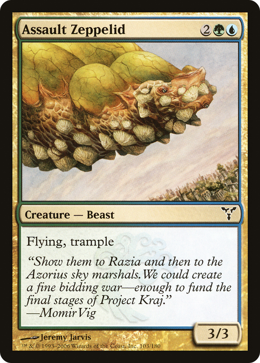 Assault Zeppelid (DIS-103) - Dissension - Premium MTG Single from Wizards of the Coast - Just $0.08! Shop now at Game Crave Tournament Store