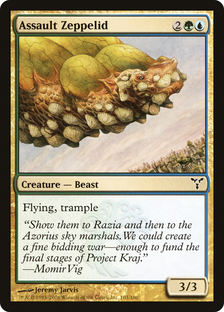 Assault Zeppelid (DIS-103) - Dissension Foil - Premium MTG Single from Wizards of the Coast - Just $1.01! Shop now at Game Crave Tournament Store