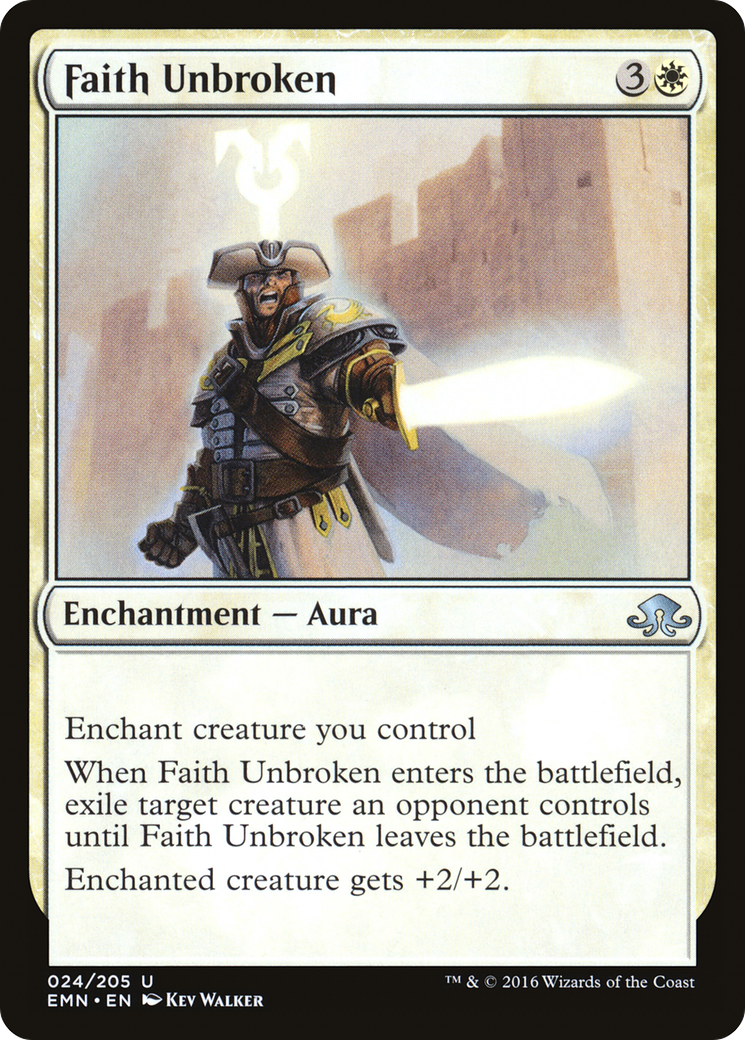 Faith Unbroken (EMN-024) - Eldritch Moon Foil - Premium MTG Single from Wizards of the Coast - Just $0.17! Shop now at Game Crave Tournament Store